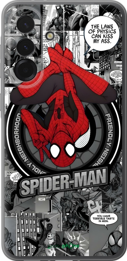 Силіконовий чехол Человек паук для Samsung Galaxy A36 - 6279u-3836 изображение 