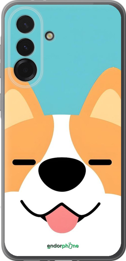 Силиконовый чехол Корги для Samsung Galaxy A36 - 6280u-3836 изображение 