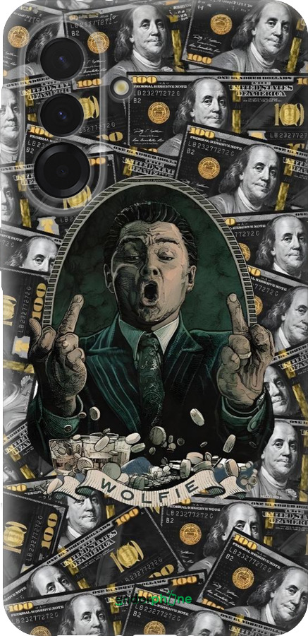 Силіконовий чехол Волк с валл стрит для Samsung Galaxy A36 - 6287u-3836 изображение 