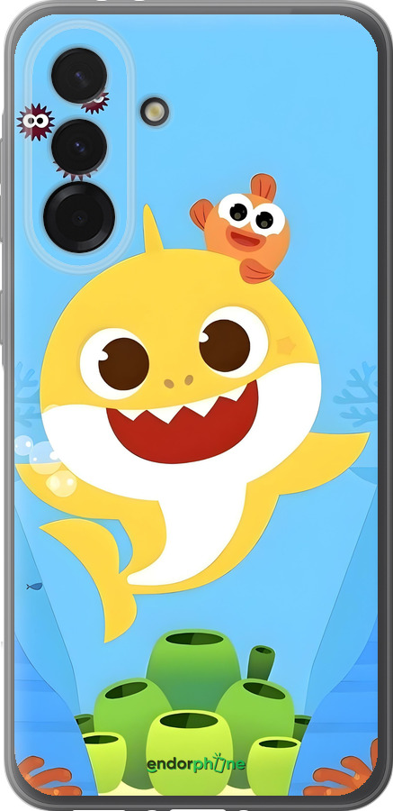Силиконовый чехол Бейби Шарк для Samsung Galaxy A36 - 6303u-3836 изображение 