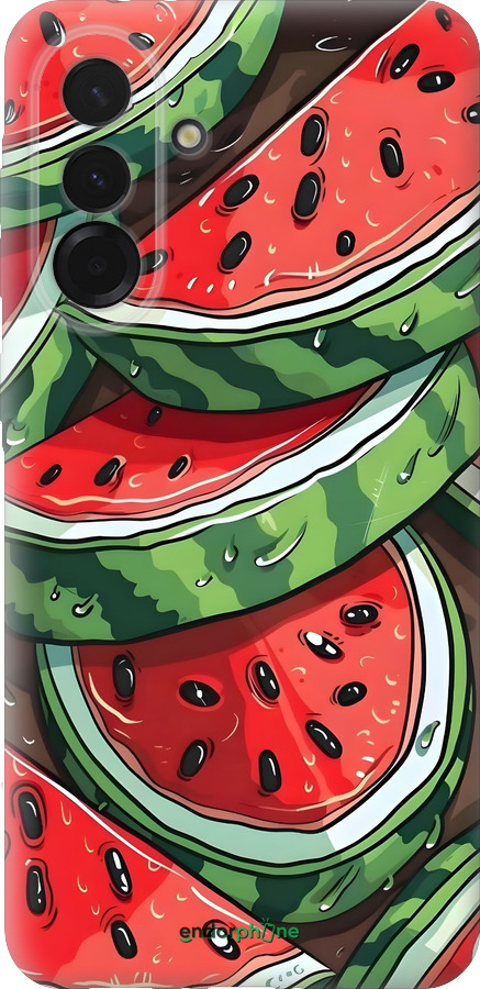 Силиконовый чехол Арбуз для Samsung Galaxy A36 - 6315u-3836 изображение 