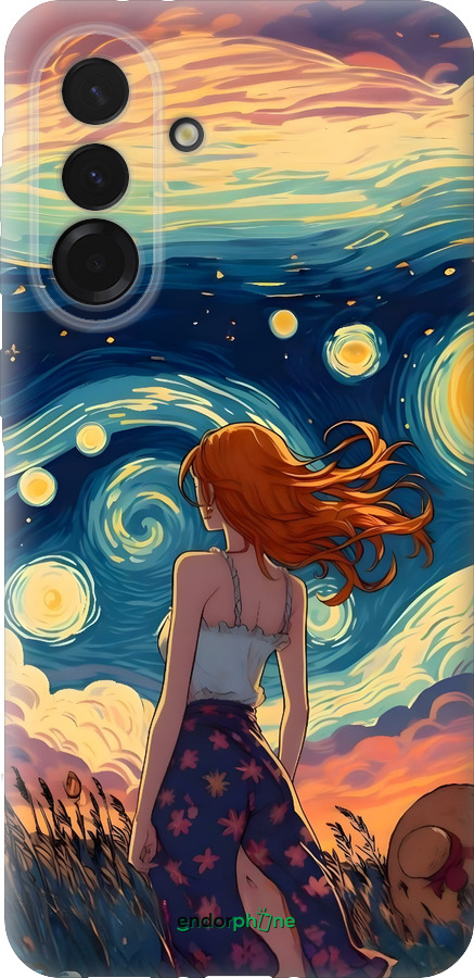 Силиконовый чехол Девушка Арт для Samsung Galaxy A36 - 6325u-3836 изображение 