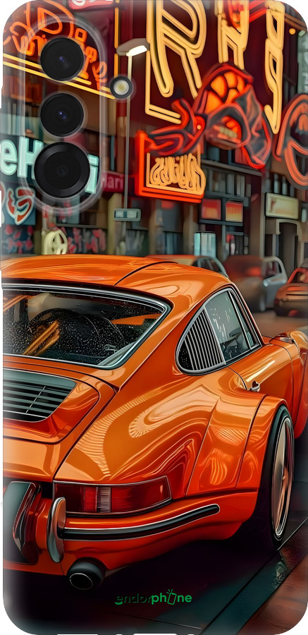 Силиконовый чехол Порше для Samsung Galaxy A36 - 6334u-3836 изображение 