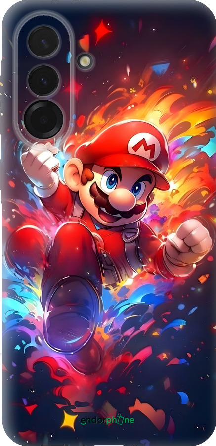 Силіконовий чехол Супер Маріо для Samsung Galaxy A36 - 6342u-3836 изображение 