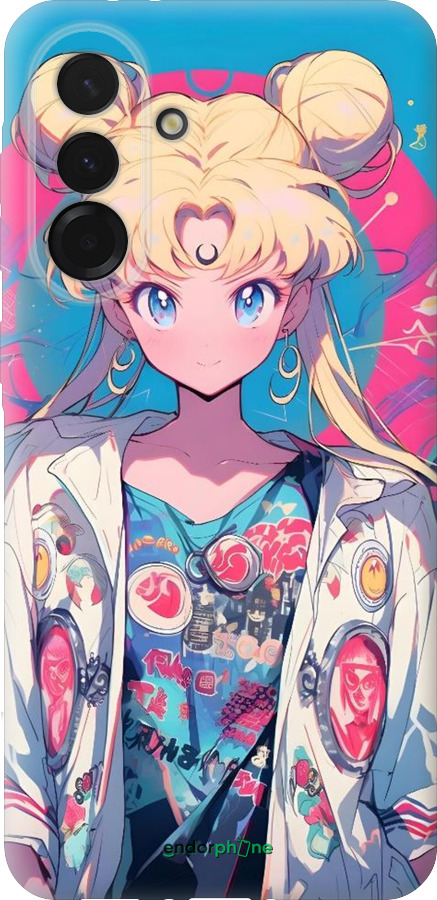 Силиконовый чехол Сейлор Мун 2 для Samsung Galaxy A36 - 6351u-3836 изображение 