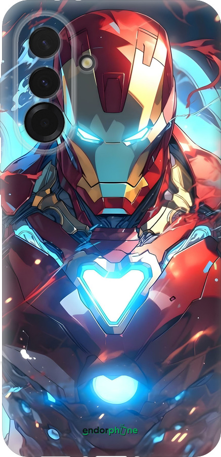 Силиконовый чехол Железный человек для Samsung Galaxy A36 - 6372u-3836 изображение 