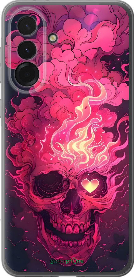 Силиконовый чехол Череп арт для Samsung Galaxy A36 - 6385u-3836 изображение 