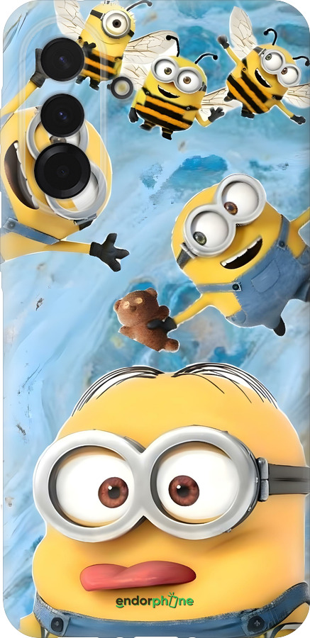 Силиконовый чехол Миньоны для Samsung Galaxy A36 - 6386u-3836 изображение 