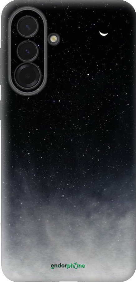 Силіконовий чехол Голубые облака, Голубая луна для Samsung Galaxy A36 - 6396u-3836 изображение 