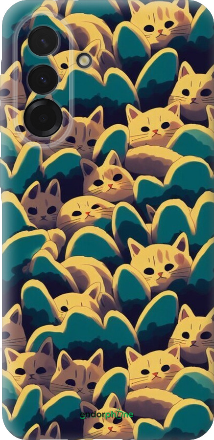 Силиконовый чехол С изображением кошек для Samsung Galaxy A36 - 6429u-3836 изображение 