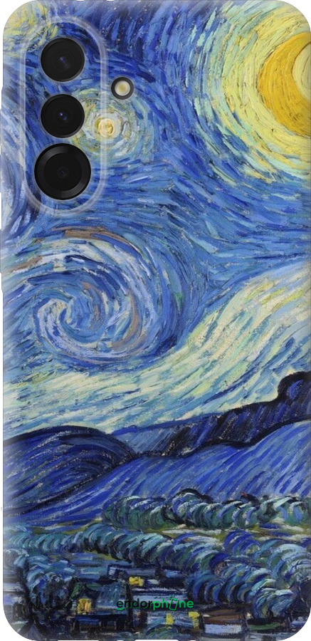 Силиконовый чехол «Звездная ночь» Винсента Ван Гога для Samsung Galaxy A36 - 6433u-3836 изображение 