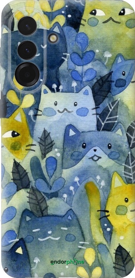 Силиконовый чехол С изображением кошачьего леса для Samsung Galaxy A36 - 6447u-3836 изображение 