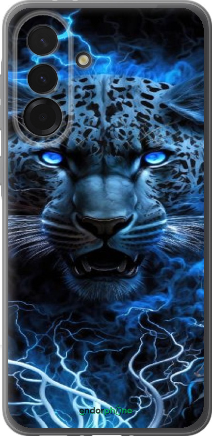 Силиконовый чехол Ледяной леопард для Samsung Galaxy A36 - 6460u-3836 изображение 