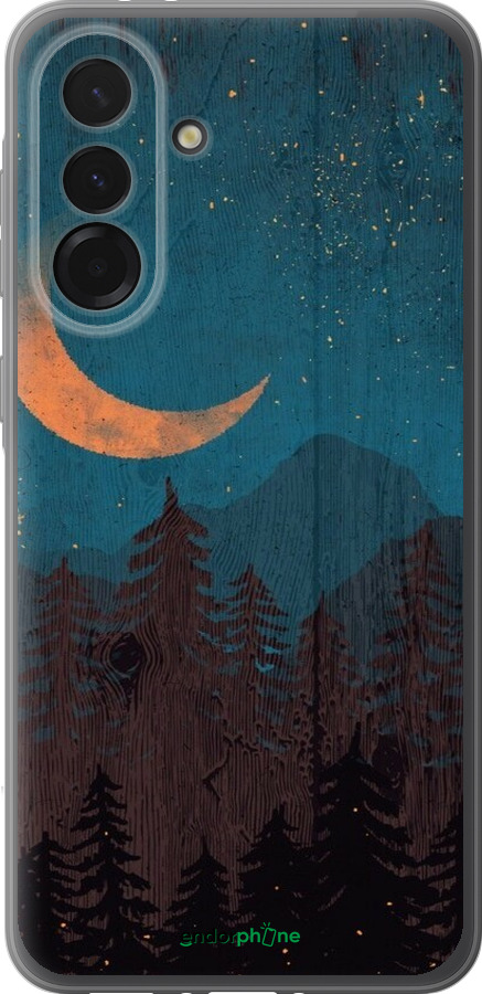 Силиконовый чехол Звездный лес для Samsung Galaxy A36 - 6480u-3836 изображение 