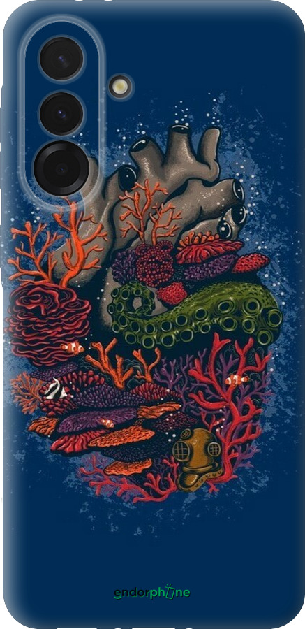 Силіконовий чехол Серце моря для Samsung Galaxy A36 - 6506u-3836 изображение 