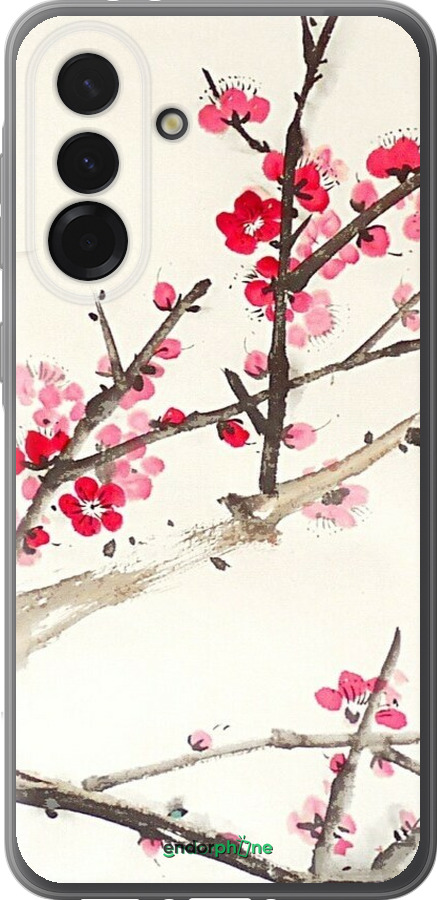 Силиконовый чехол Принт с изображением цветения сакуры для Samsung Galaxy A36 - 6545u-3836 изображение 