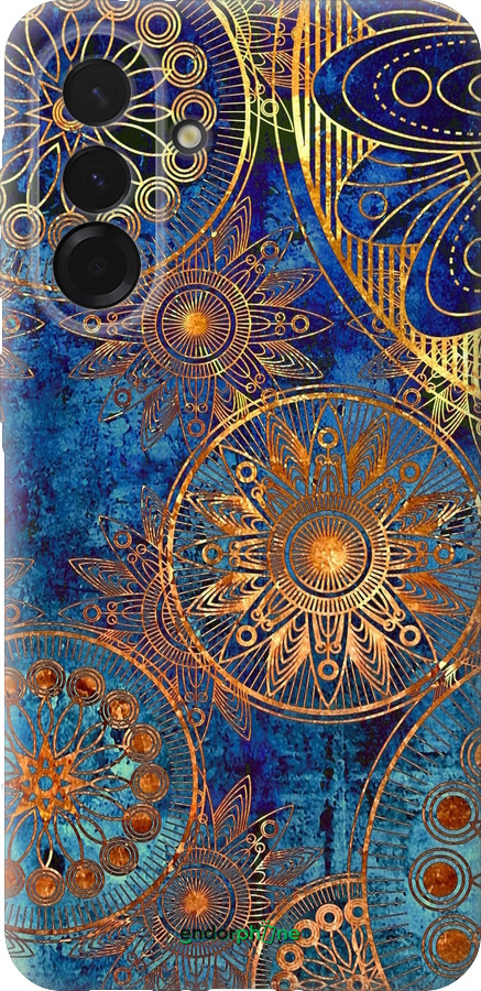 Силиконовый чехол Золотой узор для Samsung Galaxy A36 - 678u-3836 изображение 