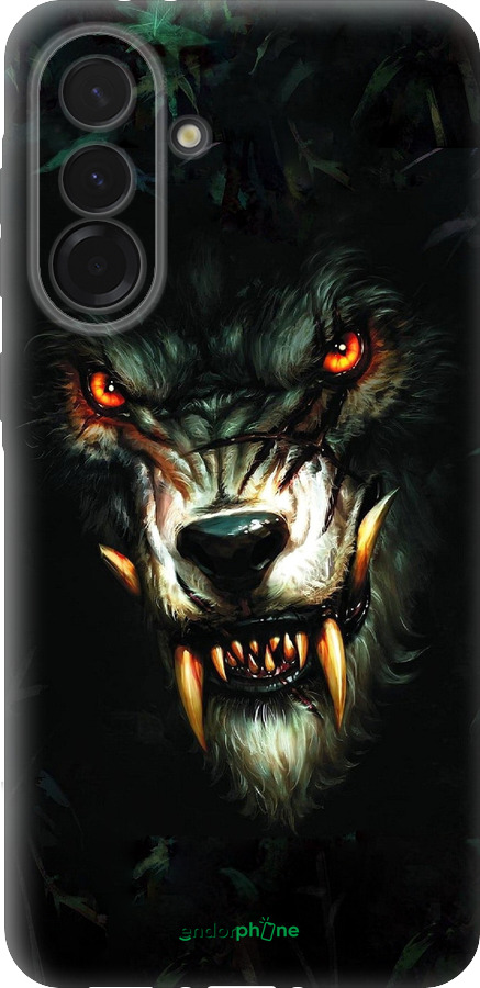 Силиконовый чехол Дьявольский волк для Samsung Galaxy A36 - 833u-3836 изображение 