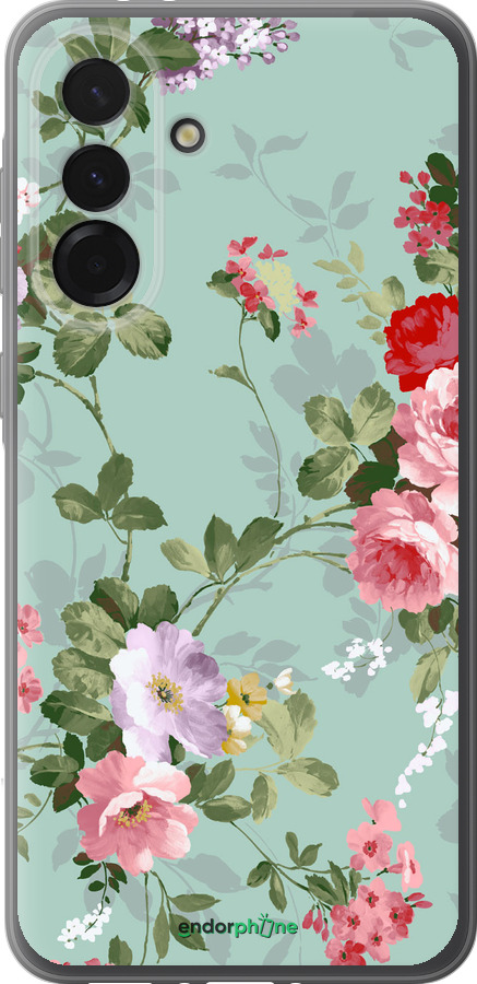 Силиконовый чехол Цветочные обои 2 для Samsung Galaxy A36 - 862u-3836 изображение 