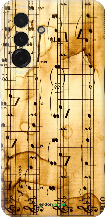 Силиконовый чехол Ноты для Samsung Galaxy A36 - 905u-3836 изображение 