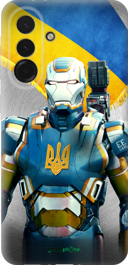 Силиконовый чехол Украинский киборг для Samsung Galaxy A36 - 980u-3836 изображение 