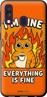 TPU чехол Funny Cat для Samsung Galaxy A40 2019 A405F - 6786b-1672 изображение 