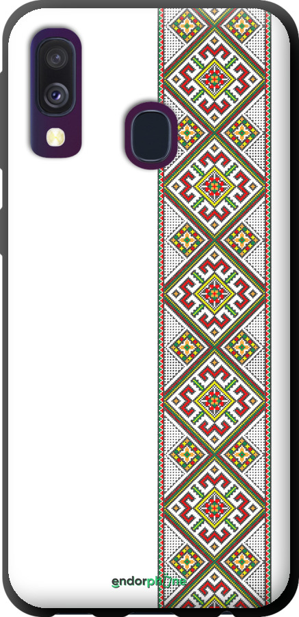 TPU чехол Вишиванка 8 для Samsung Galaxy A40 2019 A405F - 574b-1672 изображение 