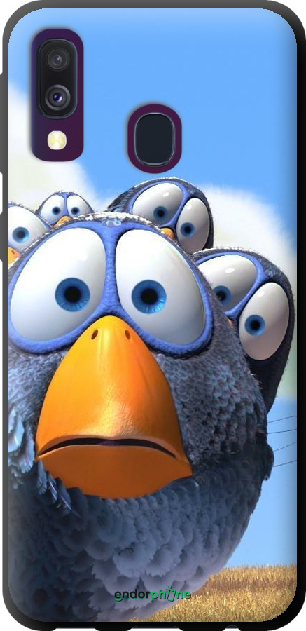 TPU чехол Angry Birds для Samsung Galaxy A40 2019 A405F - 6008b-1672 изображение 