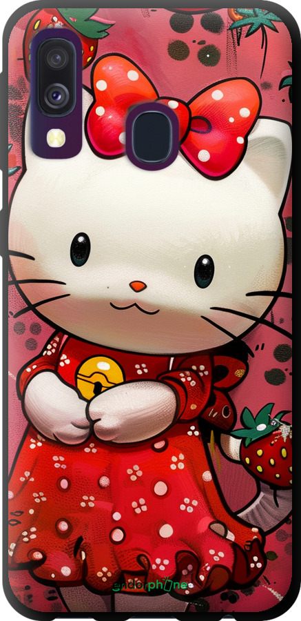TPU чехол hello kitty1 для Samsung Galaxy A40 2019 A405F - 6036b-1672 изображение 