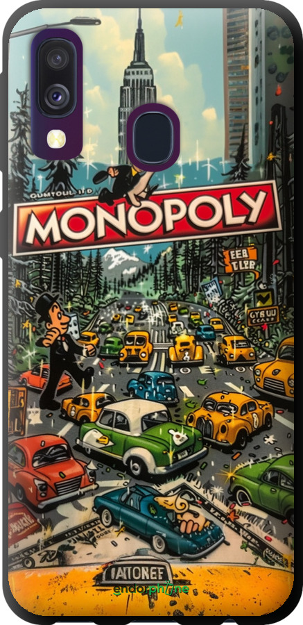 TPU чехол Городской драйв Monopoly для Samsung Galaxy A40 2019 A405F - 6088b-1672 изображение 