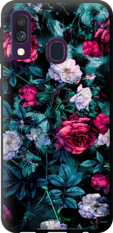 TPU чехол Сад та троянди для Samsung Galaxy A40 2019 A405F - 6483b-1672 изображение 