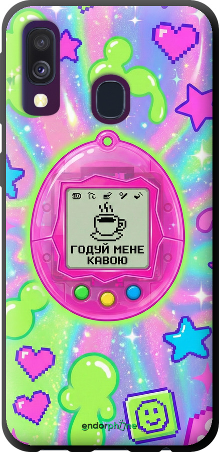 TPU чехол Y2K Aesthetic Retro Pet: Годуй мене кавою для Samsung Galaxy A40 2019 A405F - 6784b-1672 изображение 