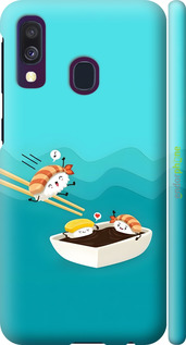 3D пластиковий матовий чехол Суші для Samsung Galaxy A40 2019 A405F - 6354m-1672 изображение 