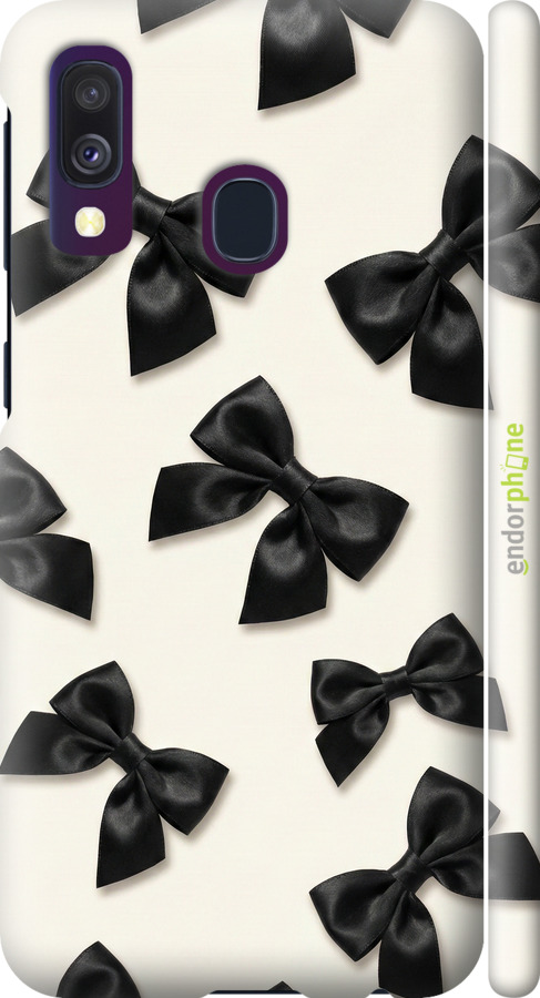 3D пластиковый матовый чехол Dark Coquette для Samsung Galaxy A40 2019 A405F - 6765m-1672 изображение 