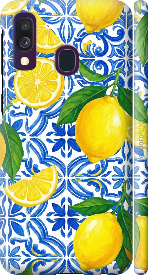 3D пластиковый матовый чехол Grocery Girl Italian Summer для Samsung Galaxy A40 2019 A405F - 6766m-1672 изображение 