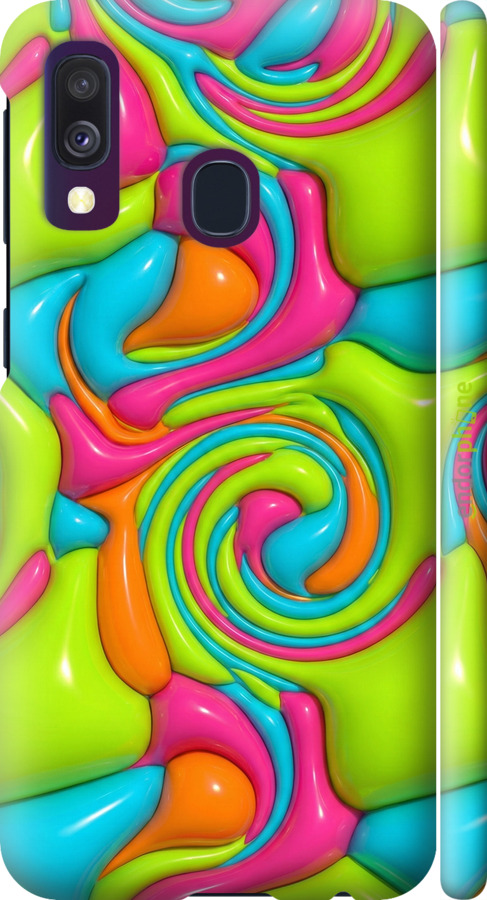 3D пластиковый матовый чехол Y2K Jelly Dream для Samsung Galaxy A40 2019 A405F - 6780m-1672 изображение 