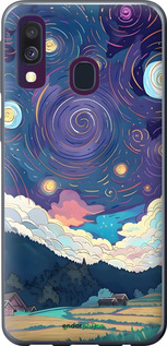 2D пластиковый чехол Креативный арт для Samsung Galaxy A40 2019 A405F - 6322t-1672 изображение 