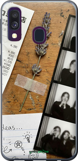 2D пластиковий чехол Aesthetic Scrapbook Collage для Samsung Galaxy A40 2019 A405F - 6773t-1672 изображение 