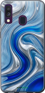 Силиконовый чехол 'Liquid Chrome' для Samsung Galaxy A40 2019 A405F изображение 3