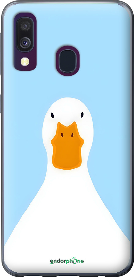 Силіконовий чехол Гусак для Samsung Galaxy A40 2019 A405F - 6350u-1672 изображение 