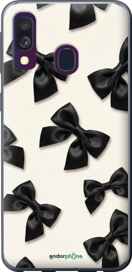 Силиконовый чехол Dark Coquette для Samsung Galaxy A40 2019 A405F - 6765u-1672 изображение 