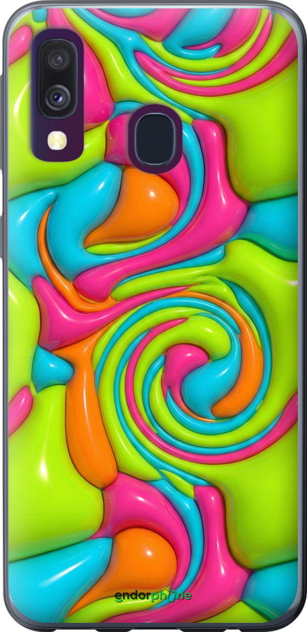 Силіконовий чехол Y2K Jelly Dream для Samsung Galaxy A40 2019 A405F - 6780u-1672 изображение 