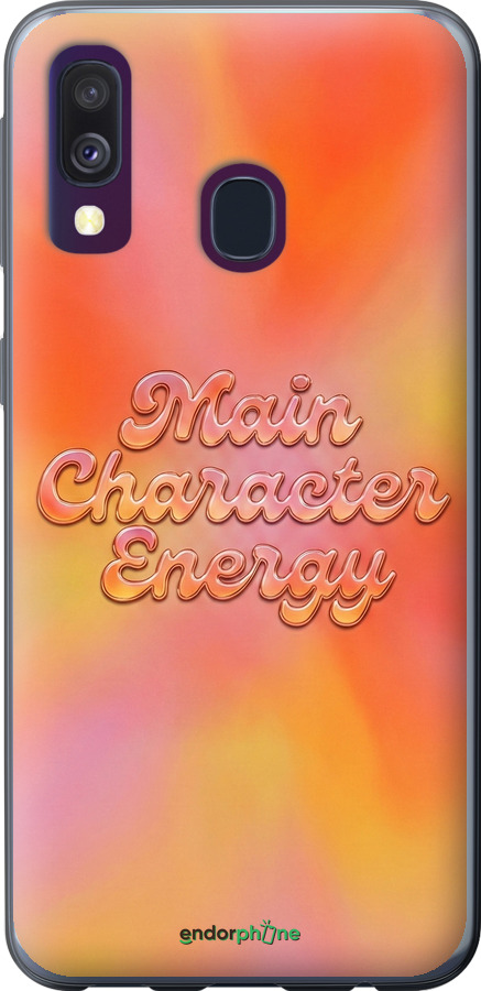 2D пластиковый чехол Aura Gradient Main Character Energy Aesthetic Y2K для Samsung Galaxy A40 2019 A405F - 6783t-1672 изображение 