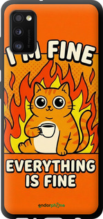 TPU чехол Funny Cat для Samsung Galaxy A41 A415F - 6786b-1886 изображение 