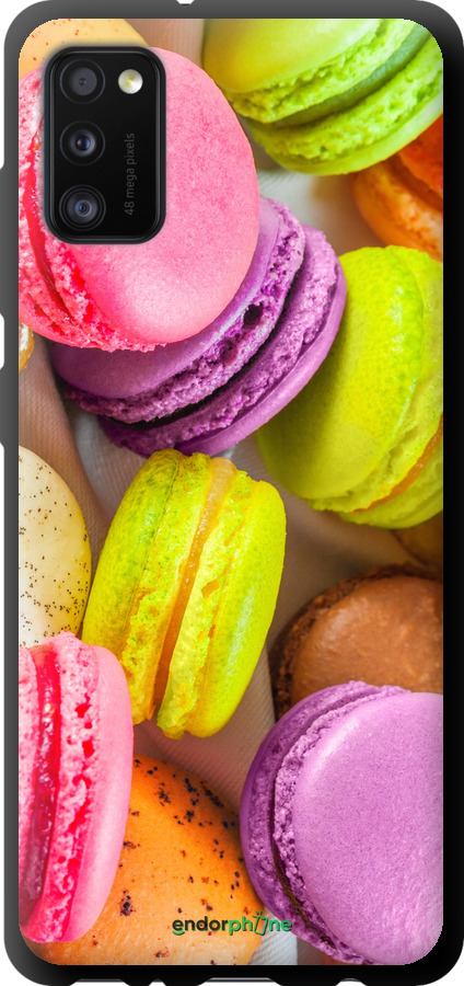 

TPU preto Capa "Macaroons" para Samsung Galaxy A41 A415F, Amarelo