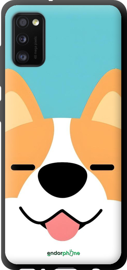 TPU чехол Корги для Samsung Galaxy A41 A415F - 6280b-1886 изображение 