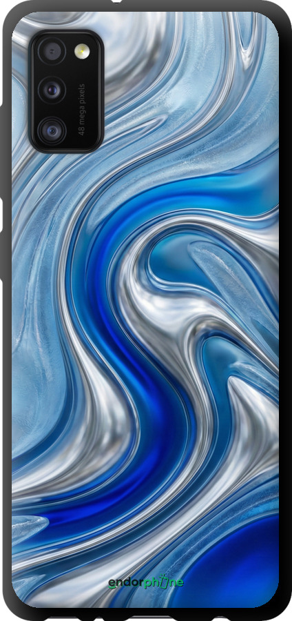 TPU чехол Liquid Chrome для Samsung Galaxy A41 A415F - 6781b-1886 изображение 
