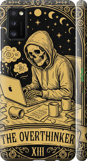 3D пластиковый матовый чехол The Overthinker для Samsung Galaxy A41 A415F - 6774m-1886 изображение 