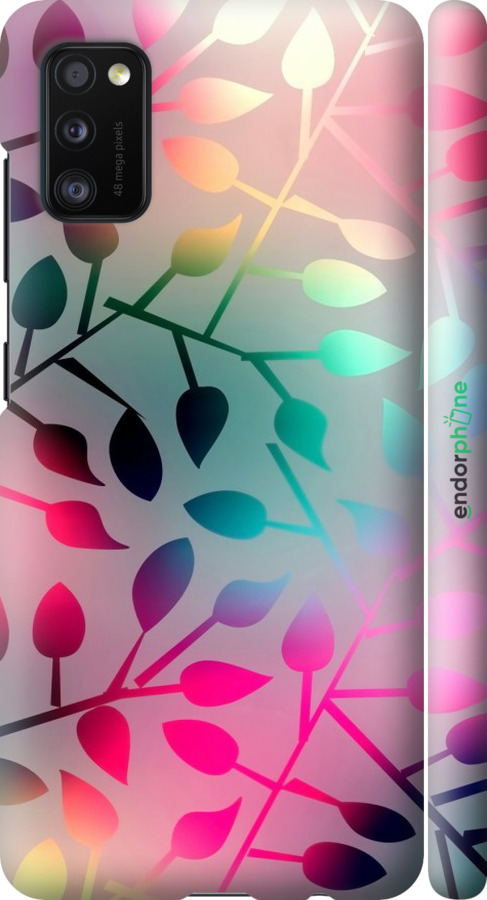 

3D пластиковий матовий чохол "Листя" для Samsung Galaxy A41 A415F