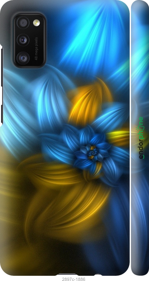 

3D пластиковий матовий чохол "Візерунок 46" для Samsung Galaxy A41 A415F, Синій